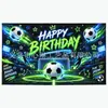 2027 Nuevo Fondo de Fiesta de Cumpleaños de Fútbol Decoración Fotográfica Tela Colgante Decoración de Festival Infantil Pancarta
