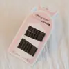 Ning Meng alta calidad tarjeta de papel de dibujos animados clip de pinza para el pelo negro clip de acero placa de barniz para hornear tarjeta para el pelo joyería tienda de 2 yuanes caliente