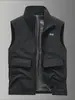 Chaleco para Hombre JEEP SPIRIT con Cuello Alto y Múltiples Bolsillos Chaleco Casual para Exteriores de Pesca Chaleco de Secado Rápido
