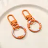 Llavero de Donut de Dopamina Colorido Hebilla de Resorte de Metal Bolsita de Accesorios DIY Colgante de Muñeca