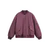 Ouswe Jaqueta de Piloto Ma-1 Silhueta Moderna Retrô Americana Outono e Inverno Algodão Outerwear Meninos Fina Algodão Outerwear Rw179