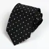 Directo de fábrica ropa formal para hombre moda profesional negocio corbata 8cm patrón de lunares azul nueva corbata para traje