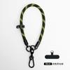 Cordão para Celular Pendurado no Pescoço Transversal 8mm Tira Trançada Corda Curta para Pulso Capa de Celular Cadeia de Cordão Atacado Fábrica