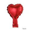 Balão de Folha de Alumínio Coração Pequeno Coração Pêssego Coração de Amor Estrela de Cinco Pontas de 5 Polegadas Decoração de Casamento Festival Festa Arranjo Suprimentos