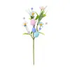 Productos Nuevos Personalizados al por Mayor Populares Huevos de Margarita Artificiales y Ramas de Flores para Decoración del Hogar Recortes de Huevos de Pascua