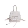 Bolsa Pequena de Mão Fashionable Estilo Coreano Feminina 2026 Primavera Nova Acabamento em Renda Alta Aparência Mochila