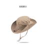Sombrero de vaquero occidental para mujer, para viajes, verano, montañismo, para exteriores, parasol, pescador, senderismo, montaña, alero grande, combina con todo.