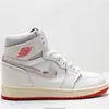 Putian Air Aj1 Clássico Cano Alto Versátil Casual Tênis de Basquete Masculino e Feminino Tênis Casuais Esportivos Par Jordan 1 Cinza Sombra