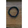 Fabricante Preto Pulseira de Contas de Círculo Único Pulseira de Obsidiana Sintética Joia de Mão de Contas Transfronteiriça Atacado Metabo
