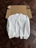 Camisa Masculina Gola Alta Estilo Japonês 2025, Primavera Vintage Bolso Único Casual Simples Cor Sólida Manga Longa Jaqueta Camisa