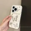 Aplicável à Capa de Celular Huawei Pura 90 Pro Max Desenho Animado Estilo Coreano P80 Por Nova Borboleta Metálica Criativa de Alta Qualidade