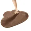 Alfombra de Sala de Estar de Terciopelo Coral de Color Sólido Simple para Uso Doméstico, Adecuada para Mesa de Café, Dormitorio, Mesita de Noche y Cobertura de Área Grande