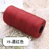 Fio de fita plana de algodão-linho mercerizado, fio oco, fio para bolsa de tecelagem artesanal, fio para chapéu de verão, fio para almofada, fio para sandália atacado