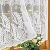 Nova Cortina de Renda Transparente Estilo Country Americano Cortina de Café Cortina para Porta de Cozinha Cortina de Proteção Solar Venda por Atacado de Fábrica