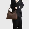 Bolso Hobo de Piel de Vaca Esmerilada 2025 Nueva Moda Bolso de Hombro Único Cruzado Gran Capacidad Bolso de Viaje para el Trabajo Bolso Tote para Mujer de Moda