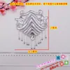 Accesorios de Ropa de Lanzamiento Reciente, Tocados para Actuaciones de Danza Escénica, Flores de Lentejuelas Hechas a Mano 190 # Flor de Lentejuelas