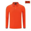 Camisa polo de manga larga de primavera y otoño, camiseta con solapa, ropa de trabajo corporativa, ropa de trabajo publicitaria, camisa cultural, logotipo impreso