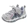 Nueva colección primavera y otoño 2026 de zapatillas deportivas para niños: zapatos casuales cómodos, transpirables y elegantes para niños y niñas