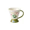 Taza de Cerámica, Taza de Agua Linda para Niños, Taza de Café para Oficina, Taza para Calentar Leche en Microondas, Taza de Regalo para Mejor Amigo