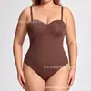 Nuevo body reductor strapless transfronterizo para mujer, con tirantes desmontables, lencería sexy moldeadora de cuerpo Bodysuits