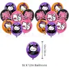 Versión Día de Todos los Santos Gato K-T Tema Cumpleaños Fiesta Decoración Arreglo Pancarta Bandera de Pastel Set de Globos Transfronterizo