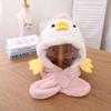 Gorro de Bebé Otoño e Invierno Bufanda para Niños Todo en Uno con Forro Polar Niña Súper Lindo Niño Lindo Protección para las Orejas Gorro para Niño Pequeño