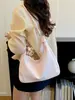 2026 Nueva Moda Ins Estilo Coreano Retro Color Sólido Versátil Bolso de Hombro Cruzado Casual para Mujer para el Trabajo y los Viajes Diarios