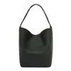Bolso Tote de Moda Gran Capacidad Nuevo Bolso de Mano Casual para Mujer Piel Genuina Capa Superior Piel de Vaca Bolso de Hombro Único para Axila Transfronterizo