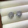 Pendientes de Plata de Ley S925 con Aguja de Calcedonia Blanca para Mujer, Nuevos Pendientes de Estilo Chino de Lujo Ligero de Gama Alta, Pendientes Dulces de Lujo Ligero para Otoño e Invierno