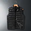 Chaleco Grueso de Algodón con Relleno de Plumón Nuevo para Otoño e Invierno 2026 para Hombres Jóvenes, Chaleco Chaqueta Casual de Talla Grande de Moda para Hombre