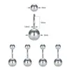 Aleación de Titanio ASTM-F136 Bola Redonda Rosca Interna Anillo para Ombligo Stud para Ombligo Aleación de Titanio G23 Joyería para Piercings Directo del Fabricante