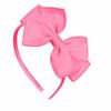 Amazon Diadema de Color Sólido con Lazo para Niñas Diadema de Poliéster Acanalado Accesorios para el Cabello Lindos y Versátiles
