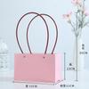 Maleta de Kraft para Empaque de Ramo Venta al por Mayor Floristería Materiales de Empaque Floral DIY Empaque de Ramo Bolso de Mano para Flores