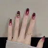 Uñas Vestibles 3D Cruzadas Negras y Grises, Arte de Uñas de Alta Gama, Piezas de Uñas Dulces y Frescas de Color Sólido, Uñas Postizas Estilo Y2K