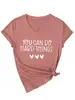 Você Pode Fazer Loja Independente Difícil da Lista de Desejos da Amazon Camiseta Feminina Confortável e Versátil com Decote V e Manga Curta