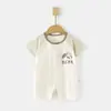 Macacão de Verão com Gelo-Dora de Manga Curta para Bebê Recém-nascido Sem Ossos Roupas com Ar Condicionado Roupas para Engatinhar de Bebê e Criança Pequena
