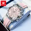 Patrocinio de Celebridades Reloj Oris Marca Correa Multifunción Cronógrafo Reloj de Cuarzo Luminoso Reloj para Mujer Reloj de Mujer