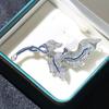 High-end sentimento temperamento high-end broche de folha requintado corpete feminino pérola natural elegante pino de terno fixo atacado