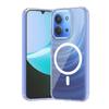 Material Bayer Adequado para Capa de Celular Magnética Redmi 15C 4g, Capa Dura Transparente Dois em Um Anti-Amarelamento Anti-Queda Redmi 16
