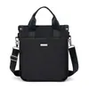 Nuevo Bolso de Mano de Negocios Transfronterizo de Moda para Hombre, Bolso de Hombro Vertical de Color Sólido Simple, Bolso para Computadora de Gran Capacidad, Maletín