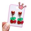 Brincos de estrela oca para crianças sem orifícios para orelha Clipe de orelha Brincos de princesa fofos para mulheres Gotas de orelha à prova de dor para bebês