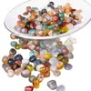 En stock grava de ágata de color natural piedra decorativa varias especificaciones en stock una gran cantidad al por mayor