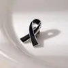 Broche Promocional de Prevenção de HIV Transfronteiriço, Insígnia de Metal Fita Vermelha Esmaltada Colorida, Pin de Lapela para Evento de Caridade