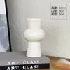 Jarrón Decorativo de Imitación de Vidrio Acrílico Sala de Estar Arreglo Floral Bambú de la Suerte Planta Verde Transparente Cultivada en Agua Retro Lujo Ligero Sensación de Alta Gama