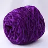 0.1kg Chenilla Terciopelo Dorado Lana Bufanda Tejida para Hombres y Mujeres DIY Hecho a Mano Tejer Suéter Gancho de Crochet Zapatillas Hilo Grueso