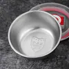 Acero inoxidable 304 tazón de sopa sellado jardín de infantes postre para niños Azucarero suplemento alimenticio para bebés tazón pequeño tazón para bebés con tapa