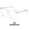 Nuevas Gafas Ópticas Cuadradas para Hombre Retro Anti-Luz Azul Montura Negra de Moda Gafas Venta al por Mayor