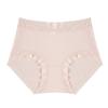 Luz de Luna Blanca ~ Entrepierna de Seda de Morera Ropa Interior para Mujer Calzoncillos sin Costuras de Cintura Media para Mujer Calzoncillos de Encaje Puro para Mujer