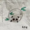 Vintage Guofeng Panda Bamboo Broche Raffine Terno Feminino Suéter Nicho de Alta Qualidade Pin Roupas Corsage Acessórios