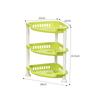 Estante de Almacenamiento para Cocina Pre-Venta Esquinero de Encimera Estante Triangular para Especias Esquina de Estufa Esquina de Pared Estante de Almacenamiento sin Taladro